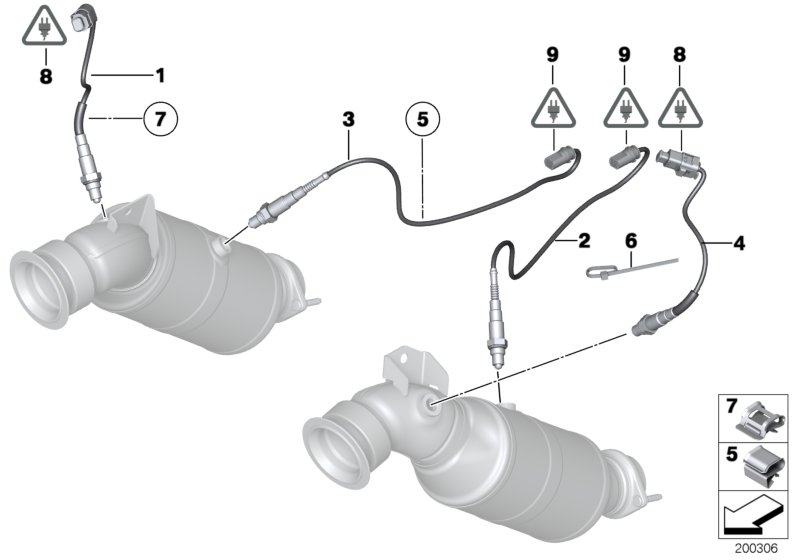 BMW 11787539136 - Lambda Sensor www.autospares.lv