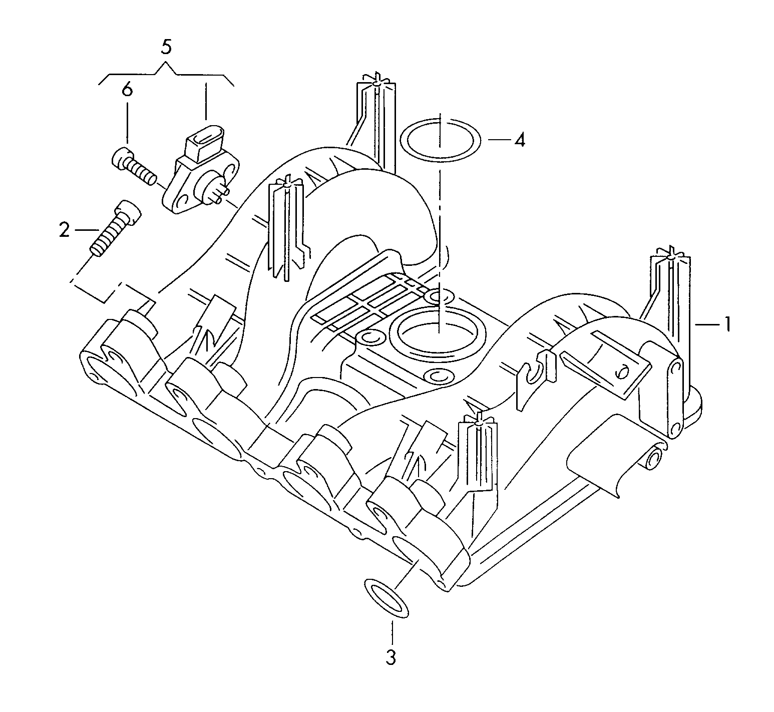 Seat 030 198 717 - Gasket Set, intake manifold www.autospares.lv