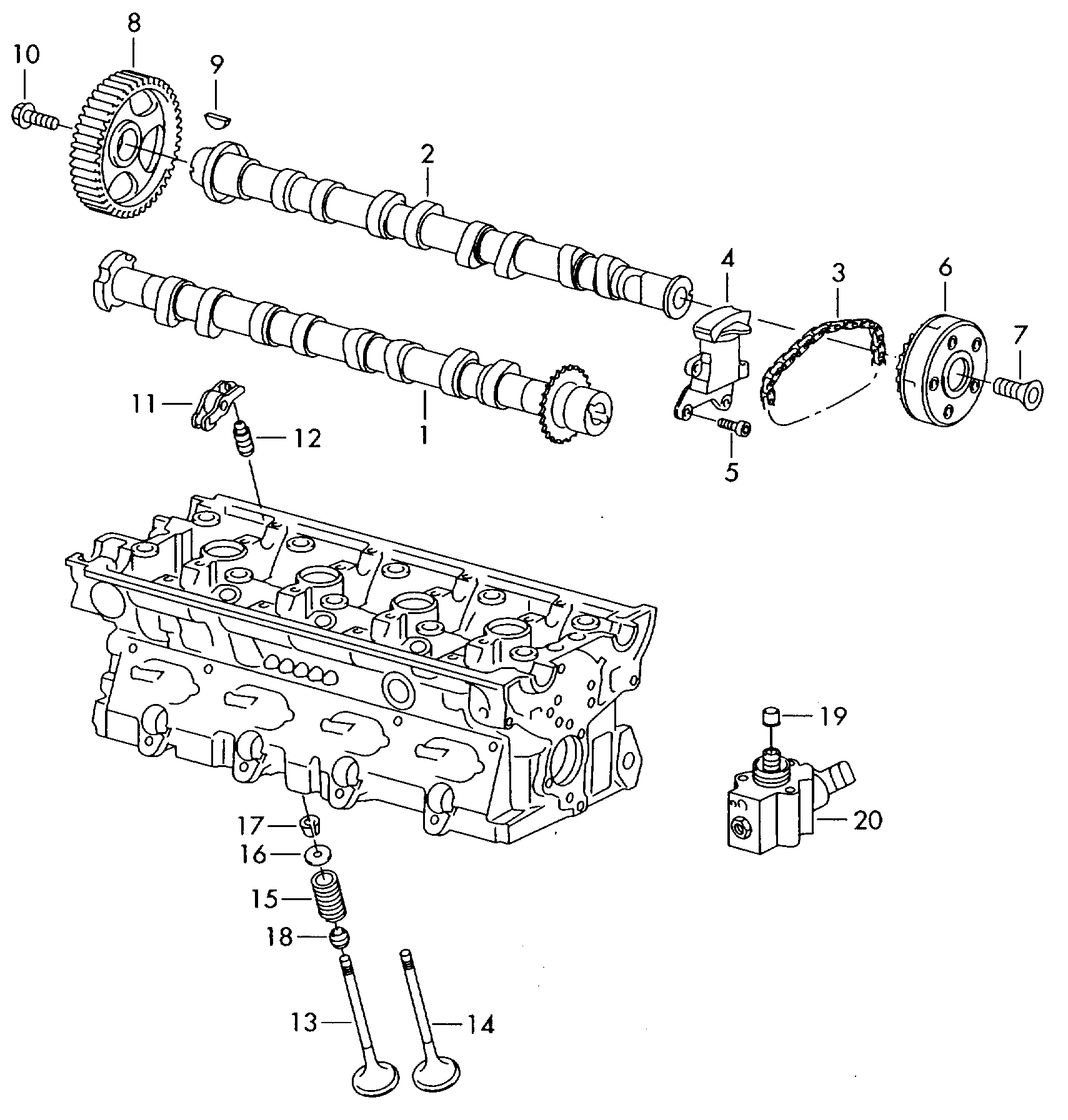 VW 022 109 423 A - Bīdītājs autospares.lv