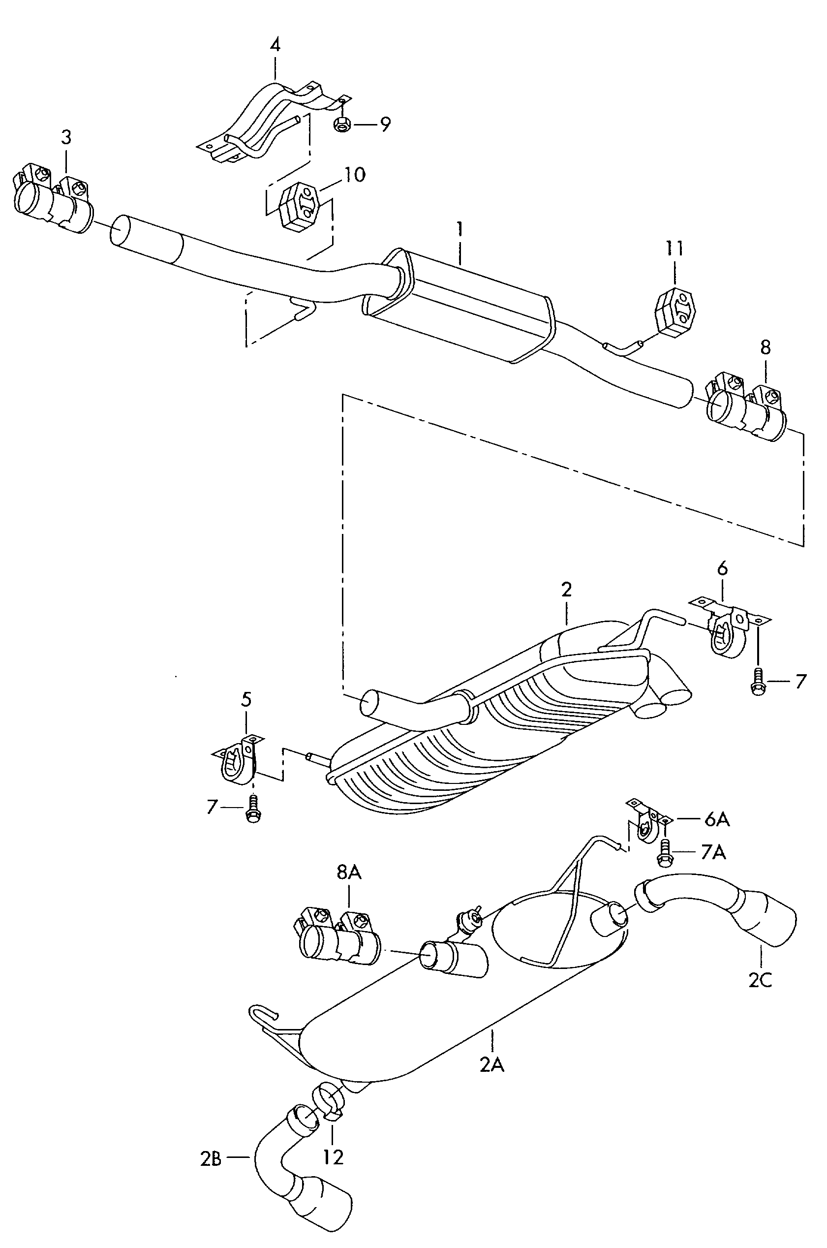 Skoda N  90471802 - Skrūve, Izplūdes sistēma autospares.lv