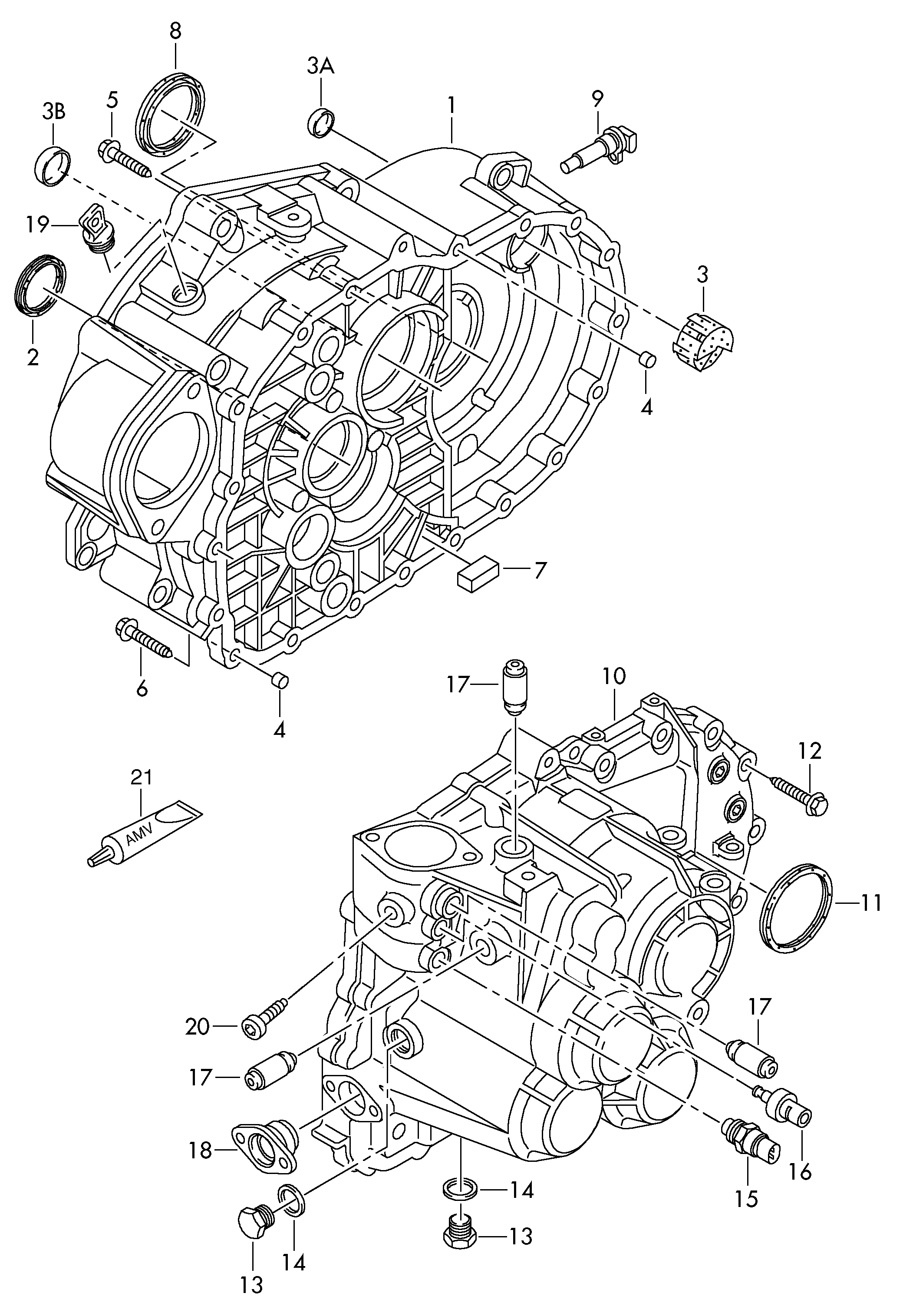 AUDI 02M301189B - Vārpstas blīvgredzens, Diferenciālis autospares.lv