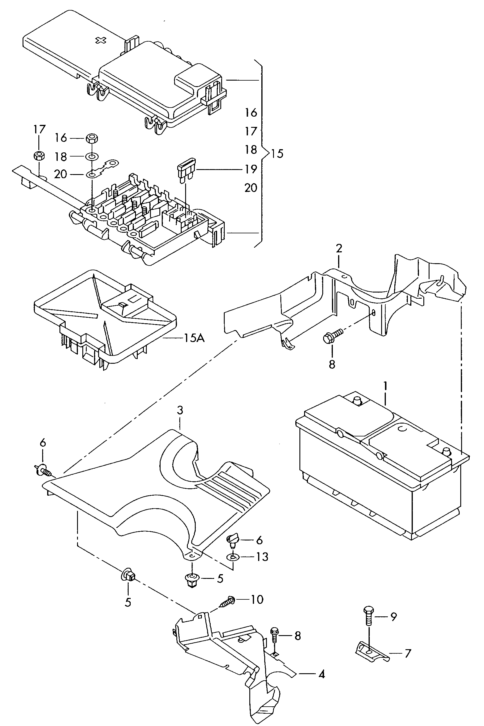 FORD 1J0915105AC - battery with charge state indicator, filled and charged autospares.lv