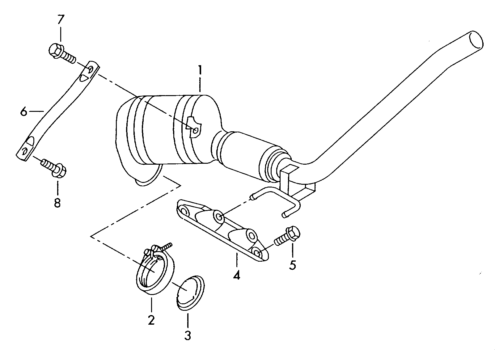 VAG N  10209009 - Uzgrieznis, Izplūdes kolektors autospares.lv