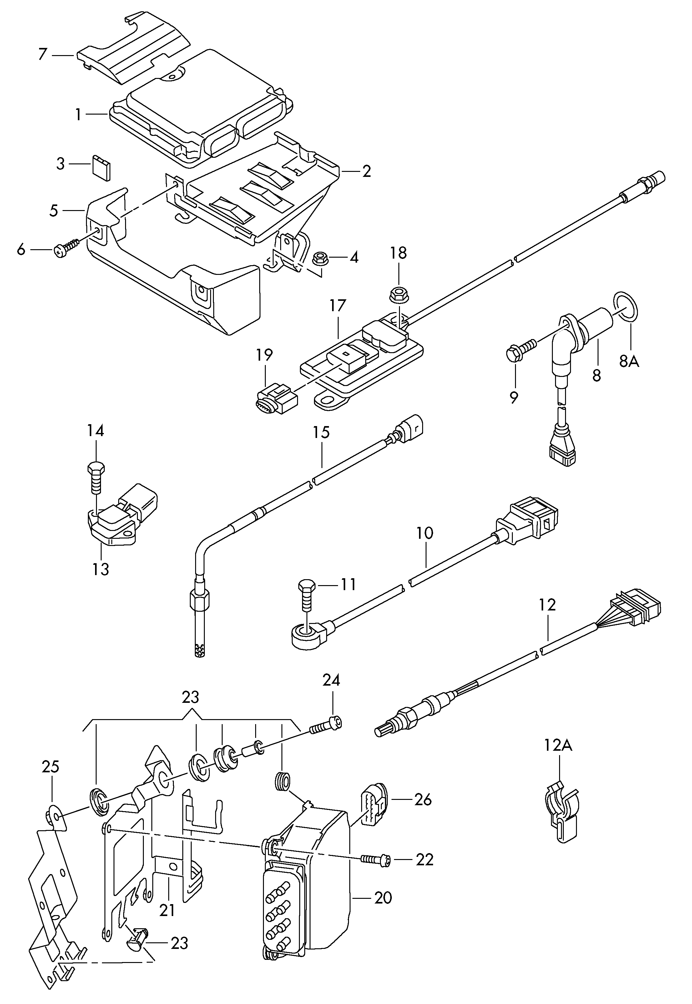 Skoda 03G906051E - Devējs, Spiediens ieplūdes traktā www.autospares.lv