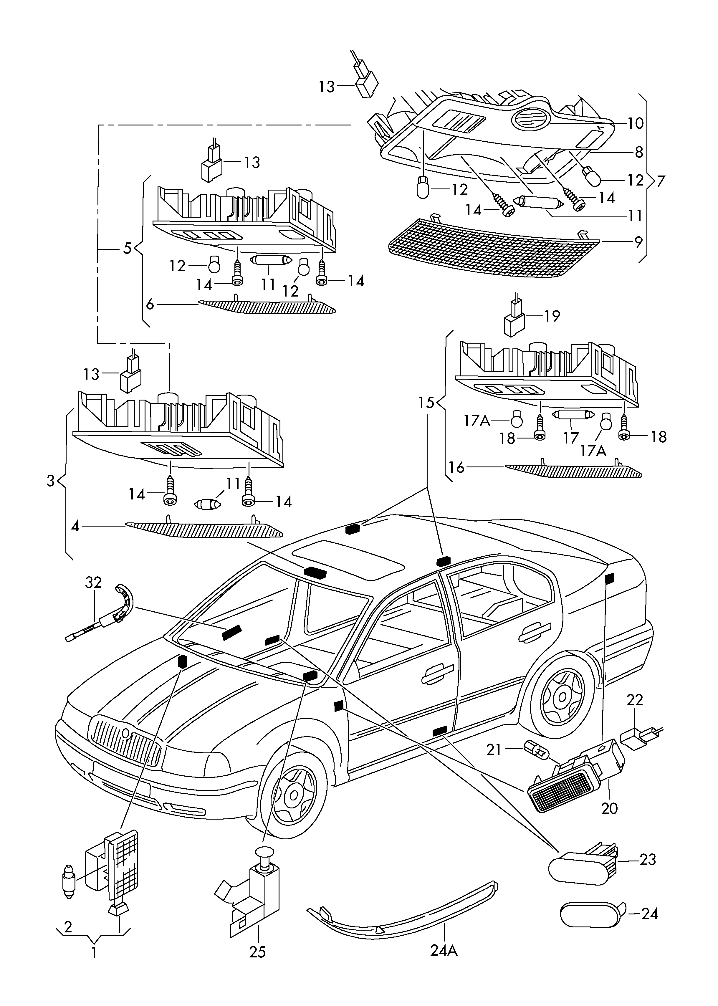 VW N 017 753 5 - Лампа, мигающие / габаритные огни www.autospares.lv