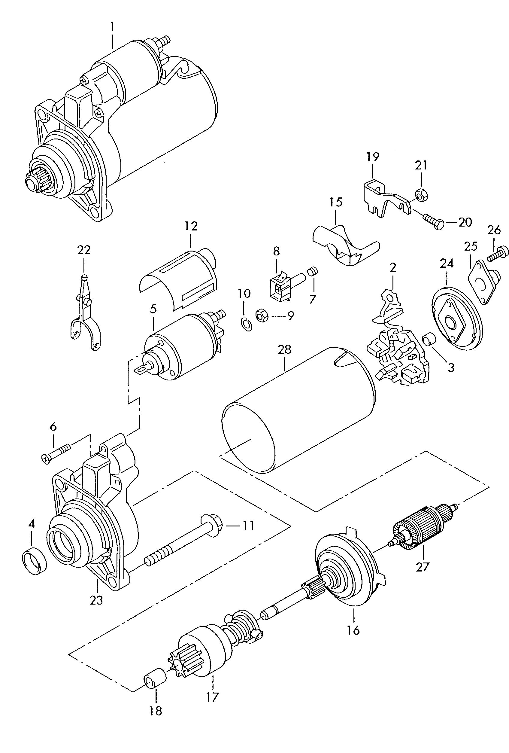 Seat 02T 911 023 R - Стартер www.autospares.lv