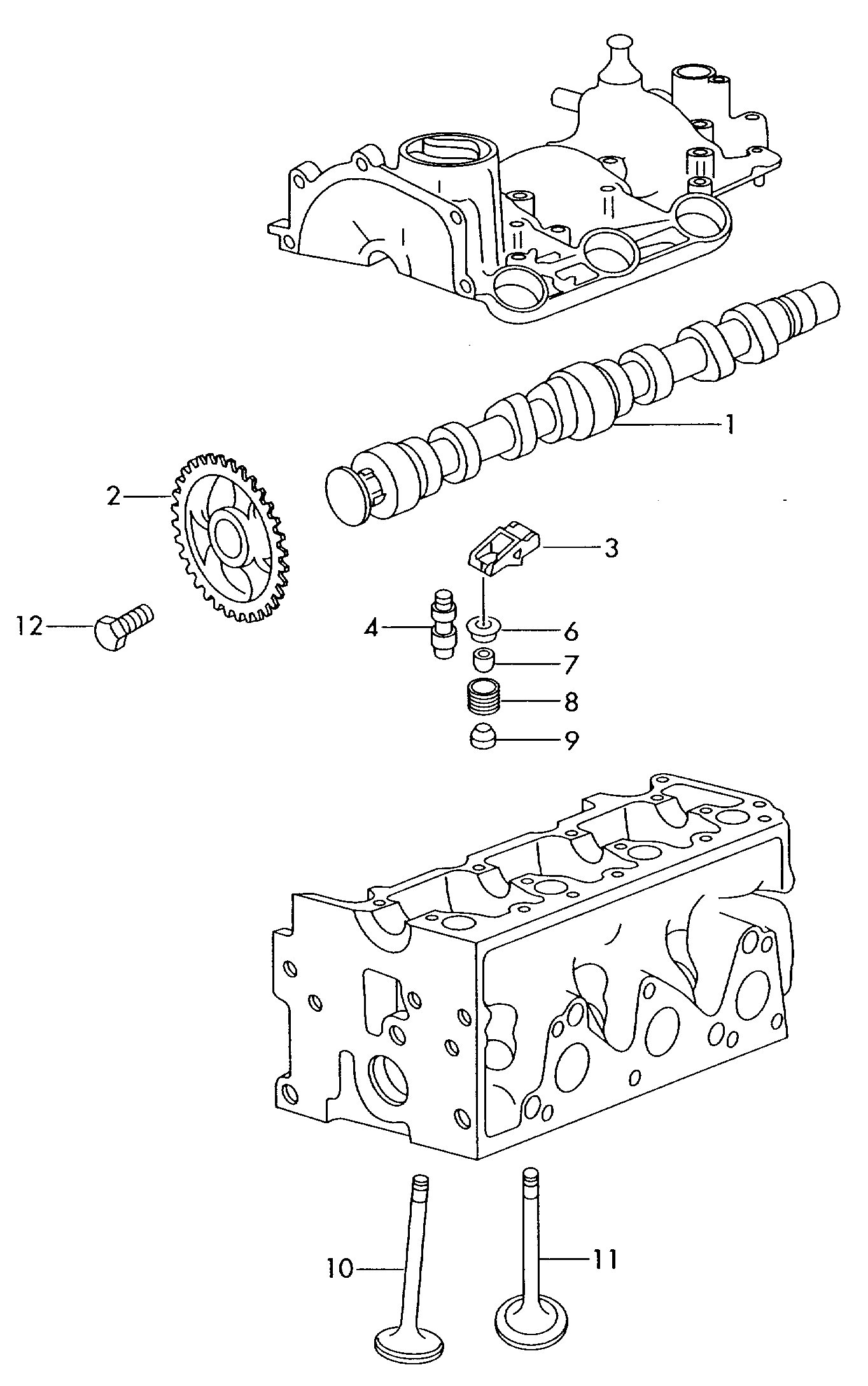 VW 03D 109 571 L - Zobrats, Sadales vārpsta autospares.lv