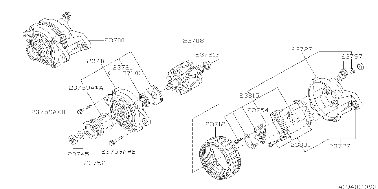 Subaru 23700-AA290 - Ģenerators autospares.lv