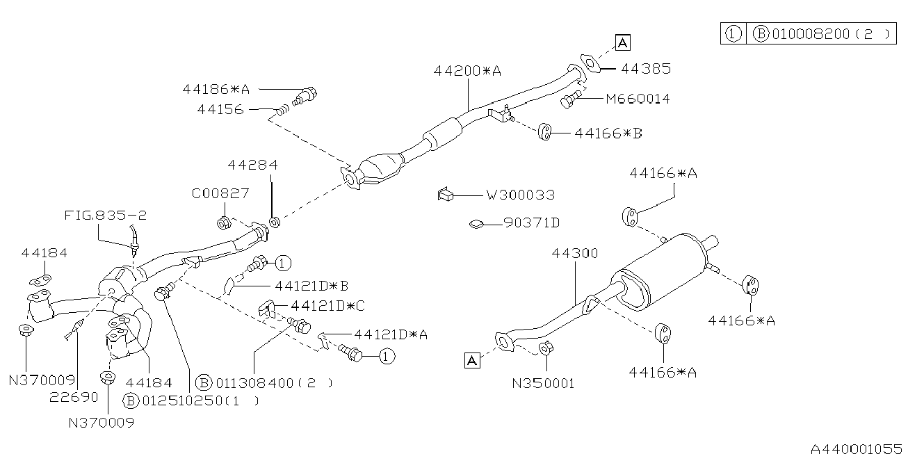 Subaru 22690-AA170 - Lambda zonde autospares.lv