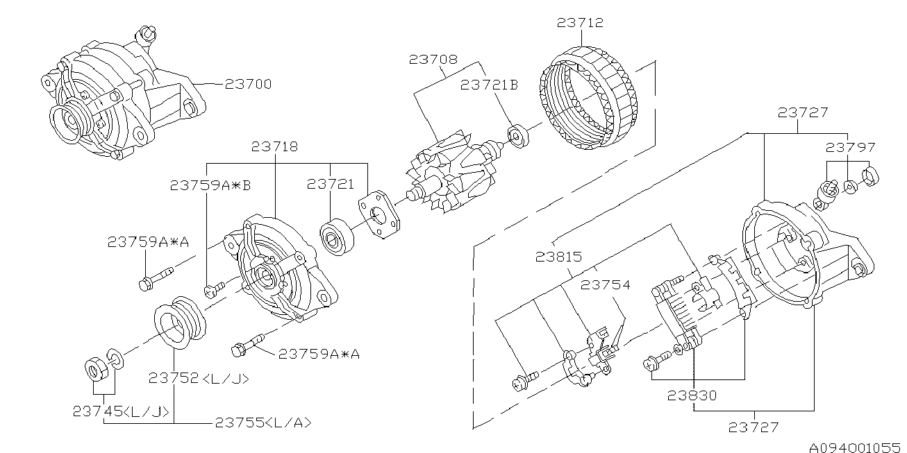 Suzuki 23700AA350 - Генератор www.autospares.lv