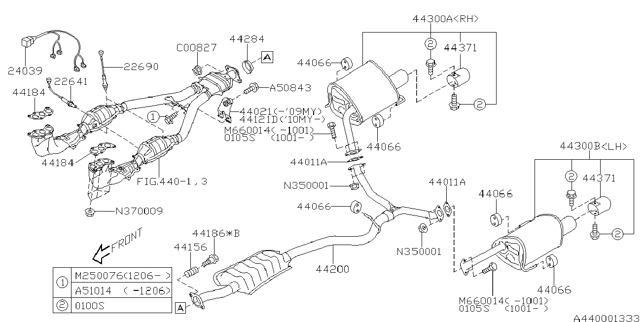 Subaru 22690AA68A - Lambda zonde autospares.lv