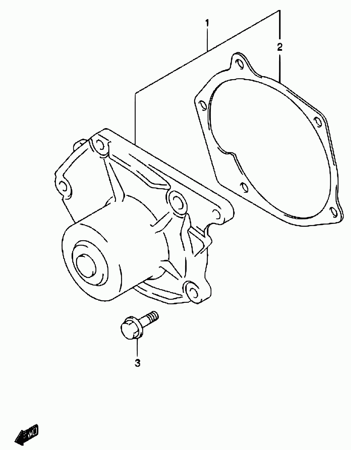 RENAULT TRUCKS 17410-84A00 - Water Pump www.autospares.lv