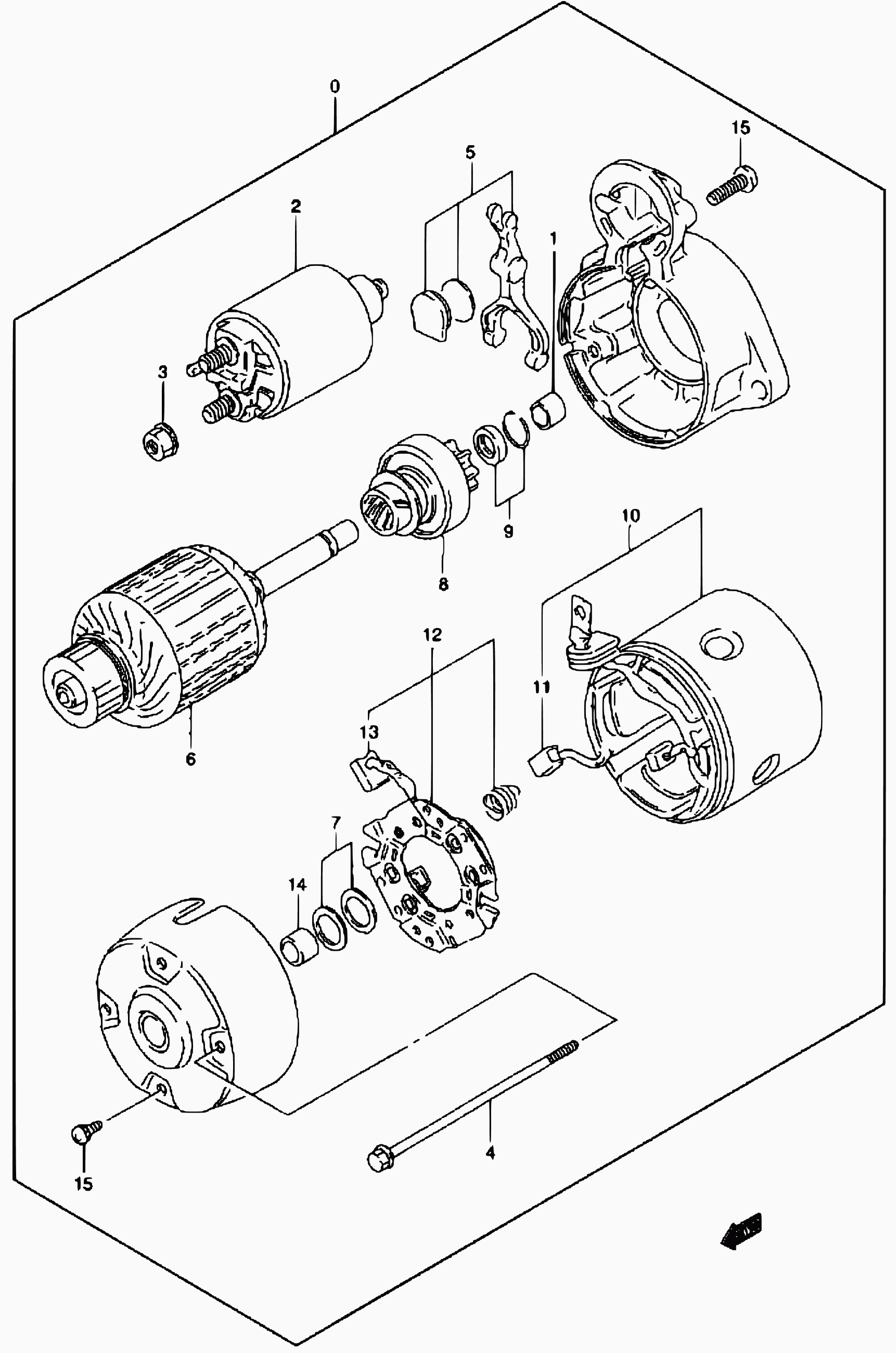 Mitsubishi 31220-84030 - Тяговое реле, соленоид, стартер www.autospares.lv