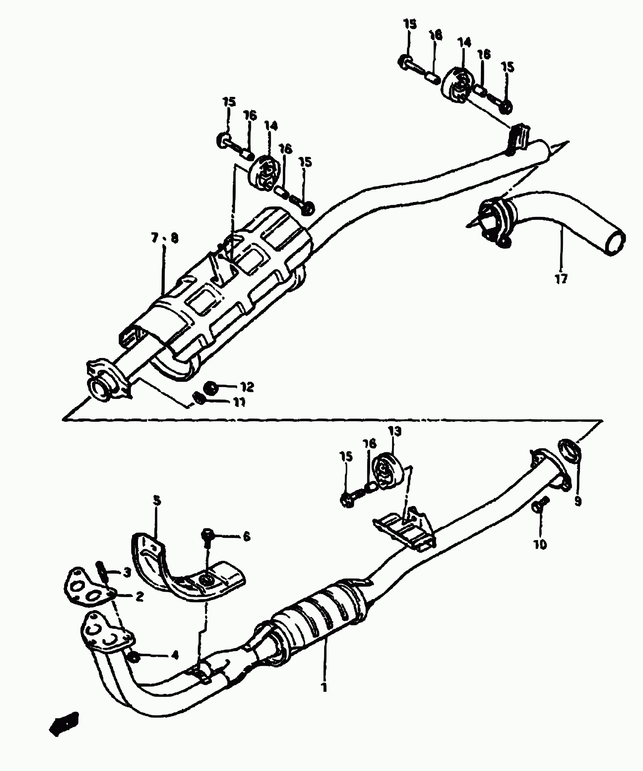 Suzuki 14282-78010 - Bukse, Stabilizators www.autospares.lv