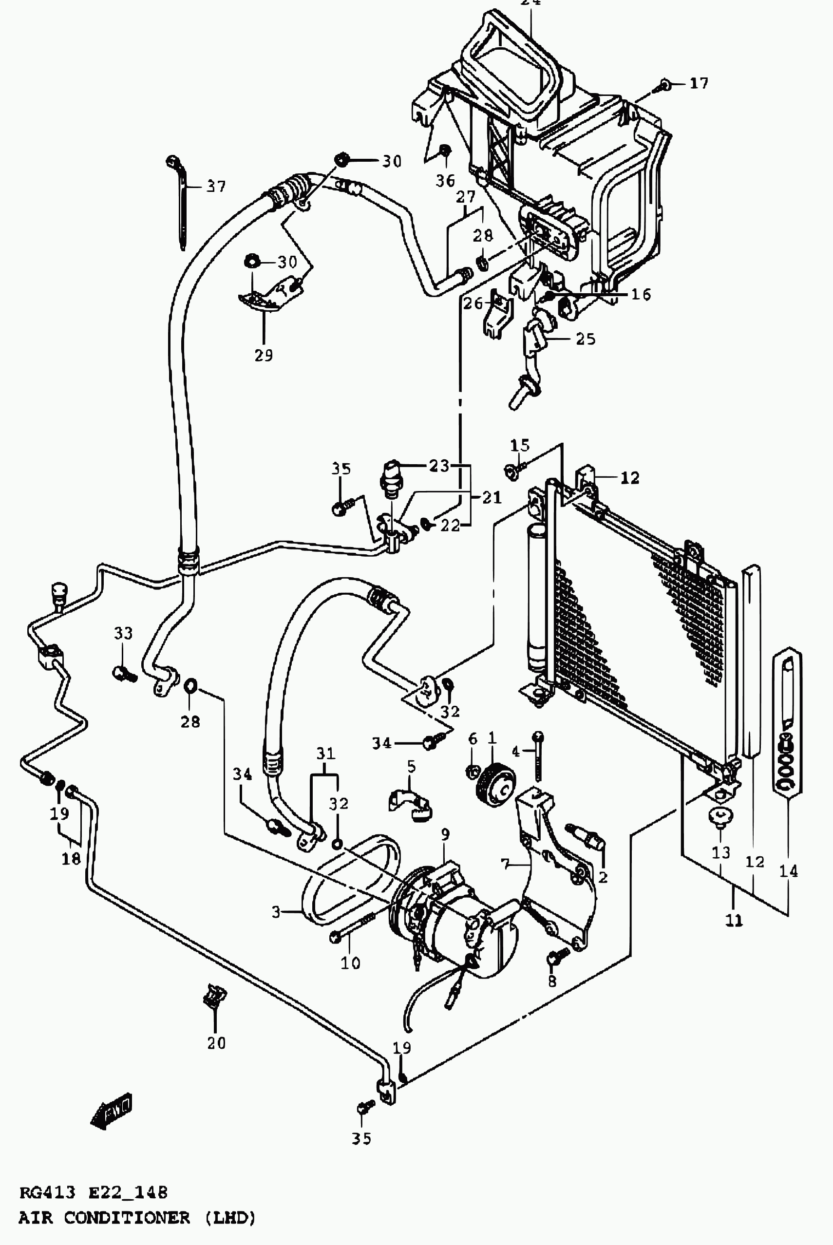 Suzuki 49181-56B10 - Ķīļrievu siksna autospares.lv