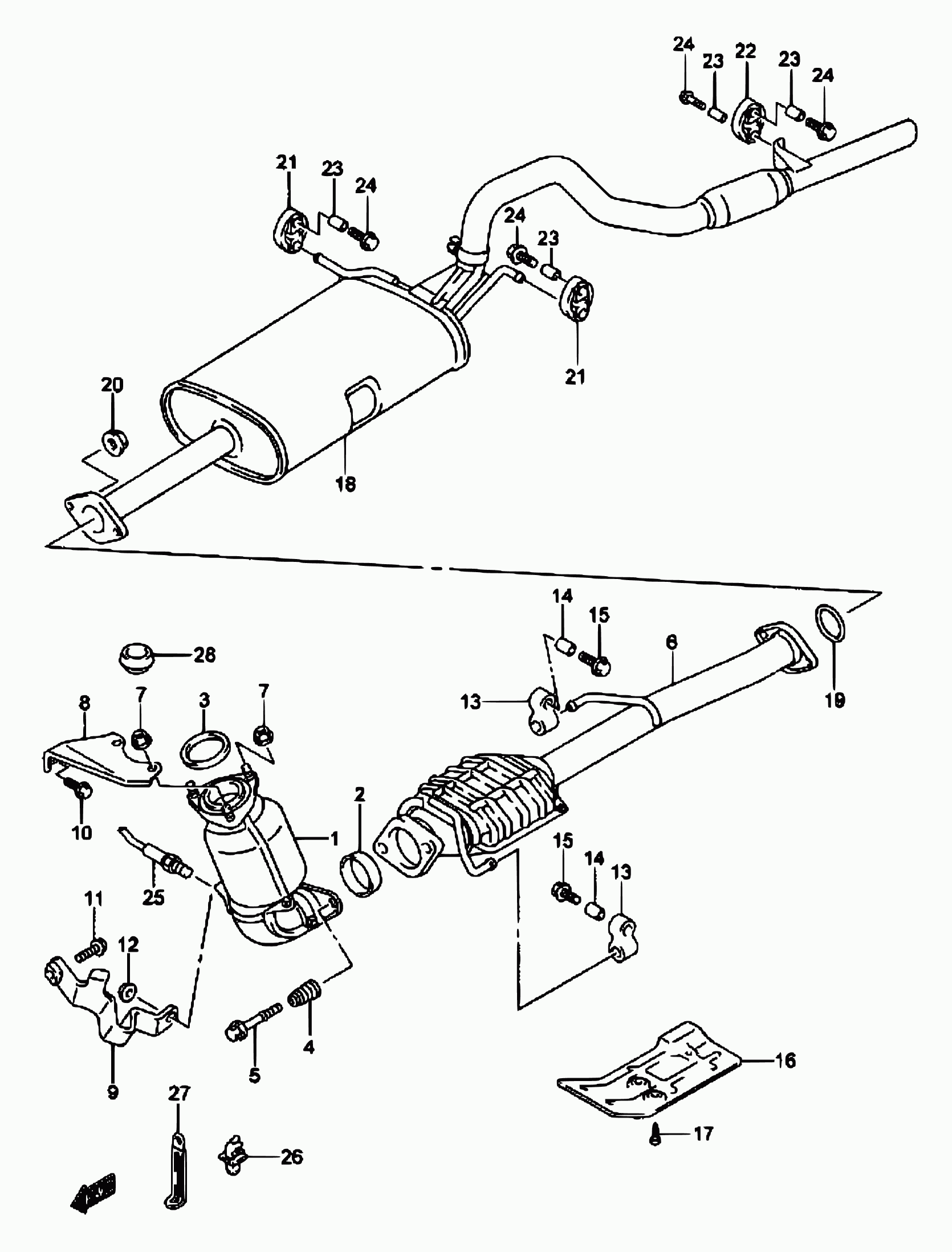 FIAT 14281-58B00 - Kronšteins, Trokšņa slāpētājs www.autospares.lv