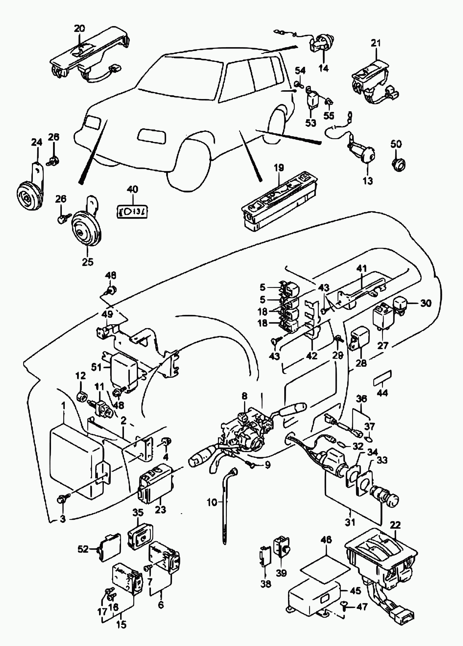 DAEWOO 37740-60D01 - Slēdzis, Sajūga vadība (Tempomat) autospares.lv