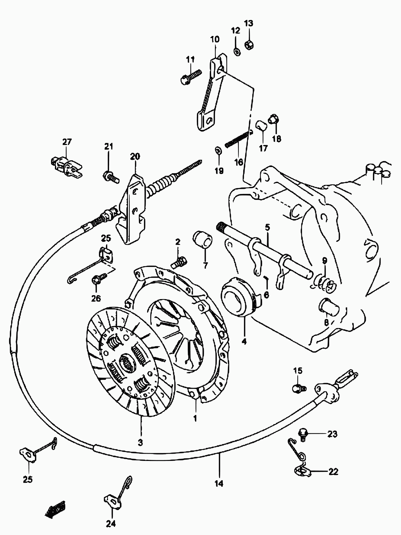 Subaru 22400-85C10 - Sajūga disks www.autospares.lv