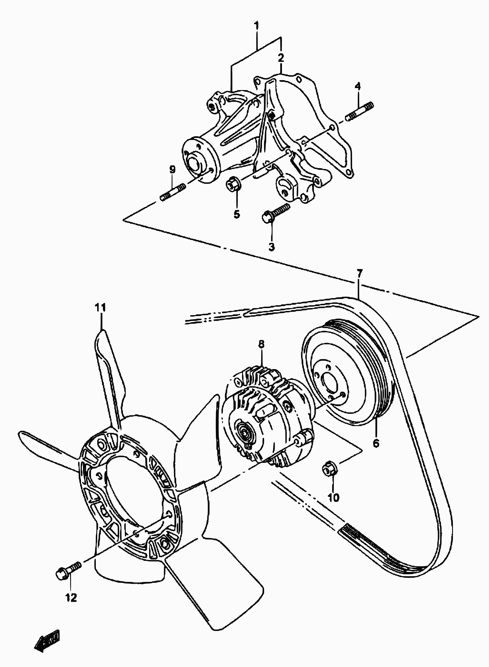 Honda 17521-85C11 - Ķīļrievu siksna autospares.lv