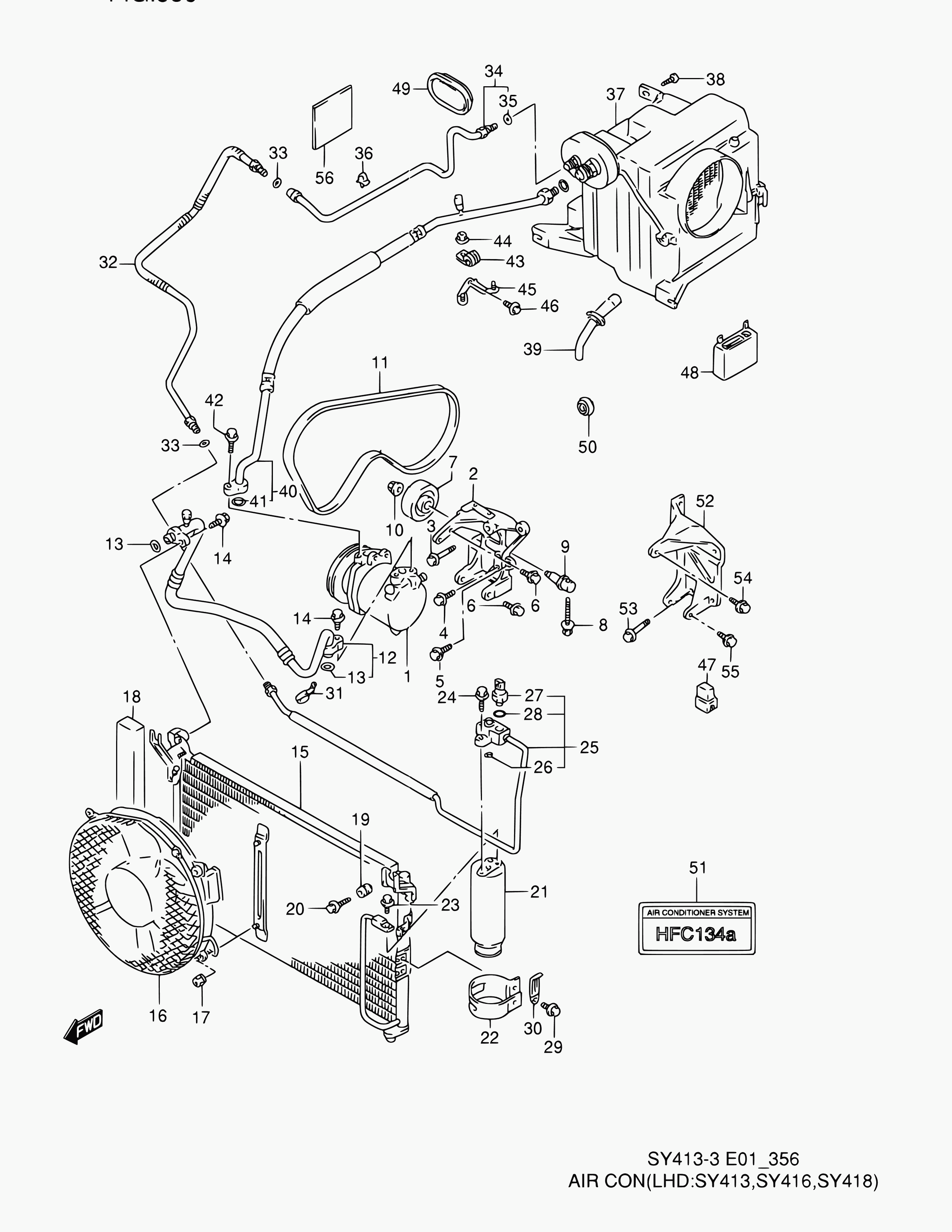 Suzuki 95141-60G50 - Ķīļrievu siksna autospares.lv