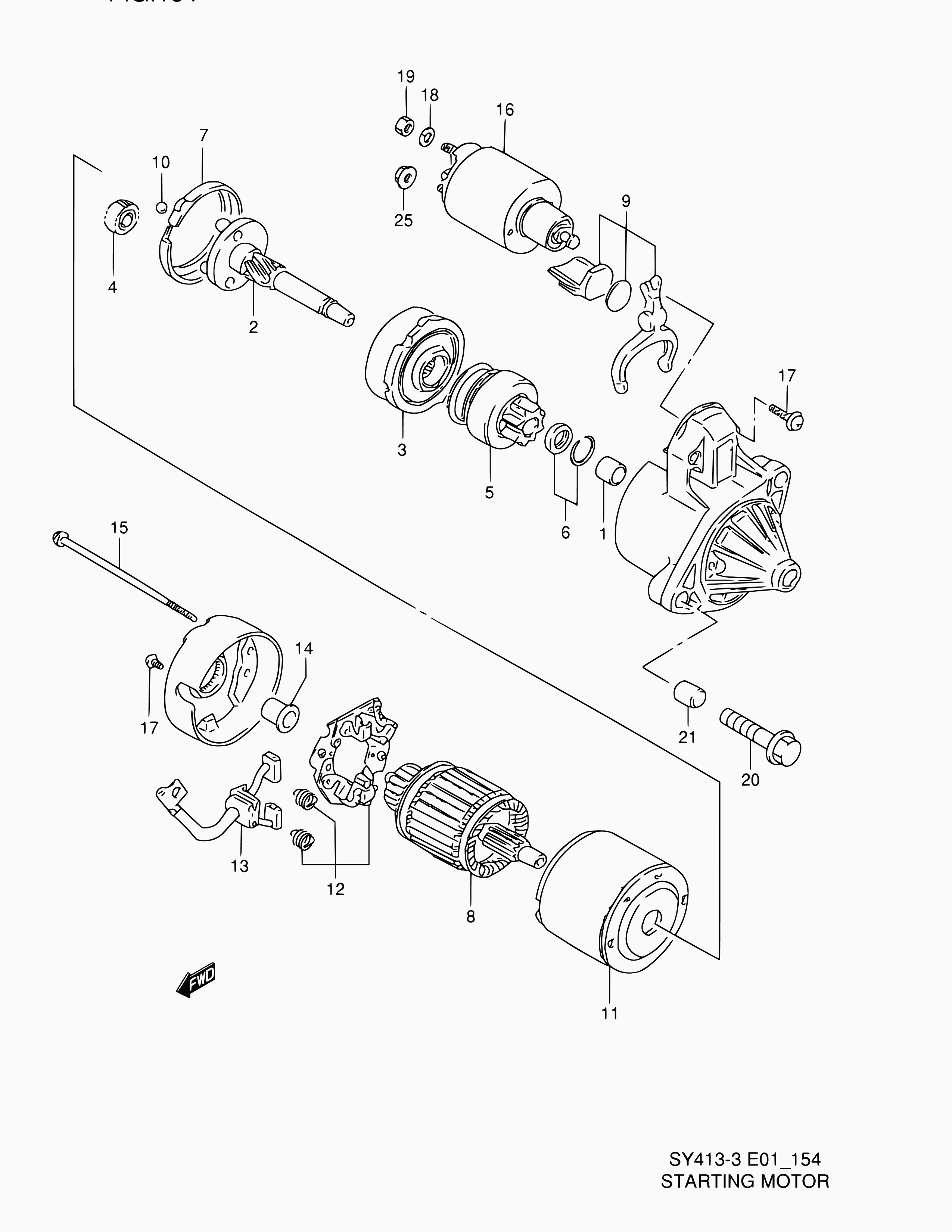 Suzuki 31100-86033 - Starteris autospares.lv