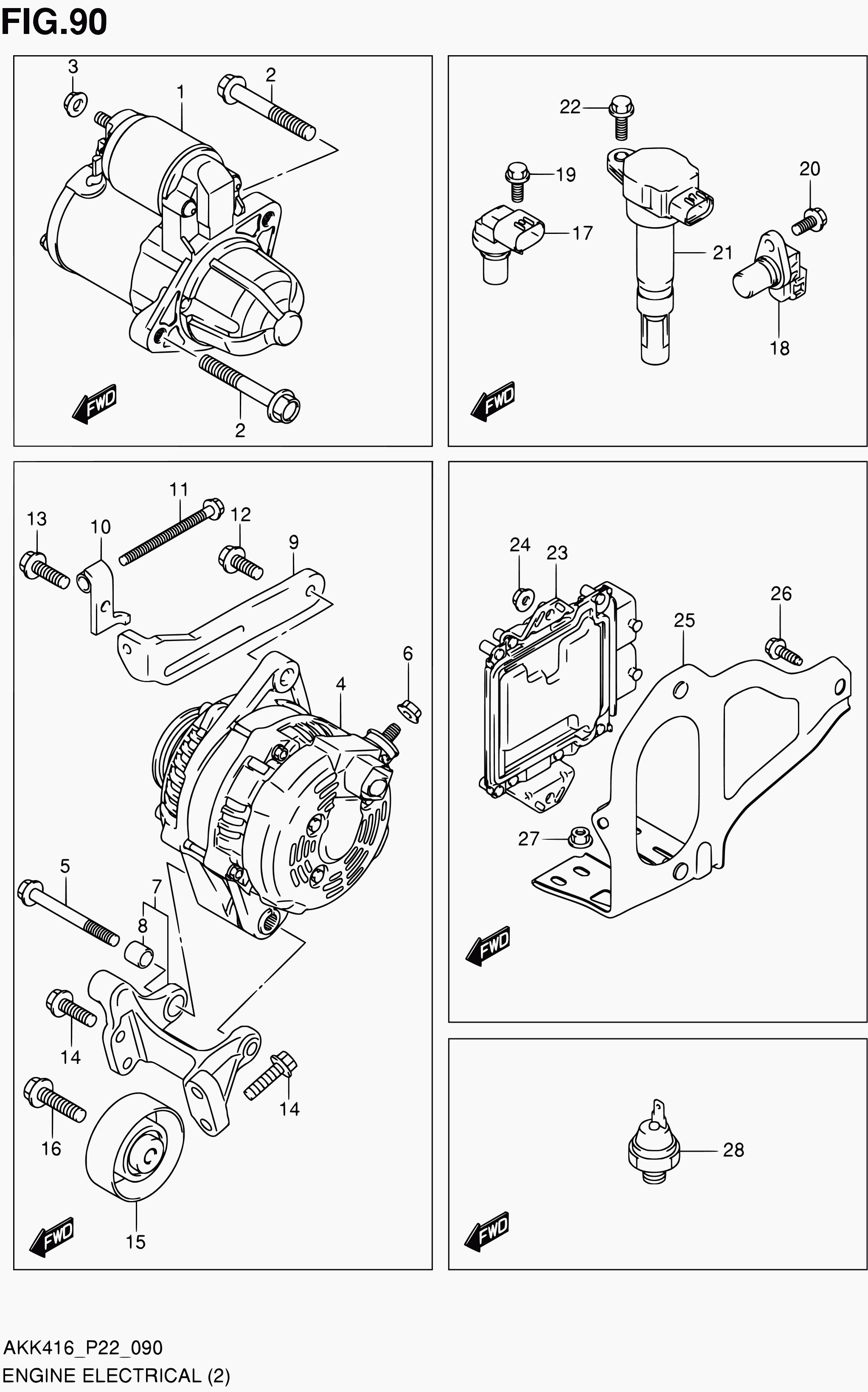 Suzuki 01550-1040A - BOLT www.autospares.lv