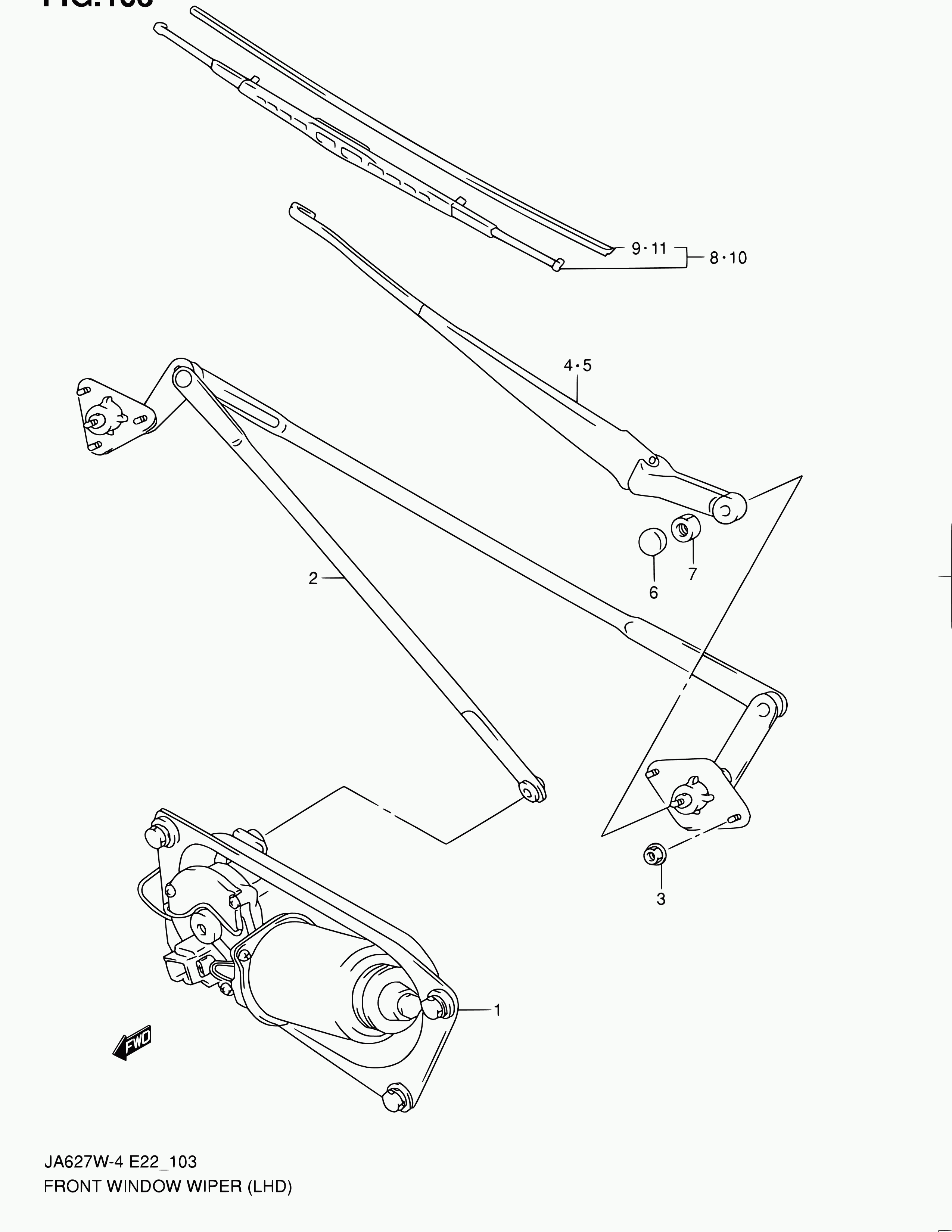 Suzuki 38340-65D11 - Щетка стеклоочистителя www.autospares.lv