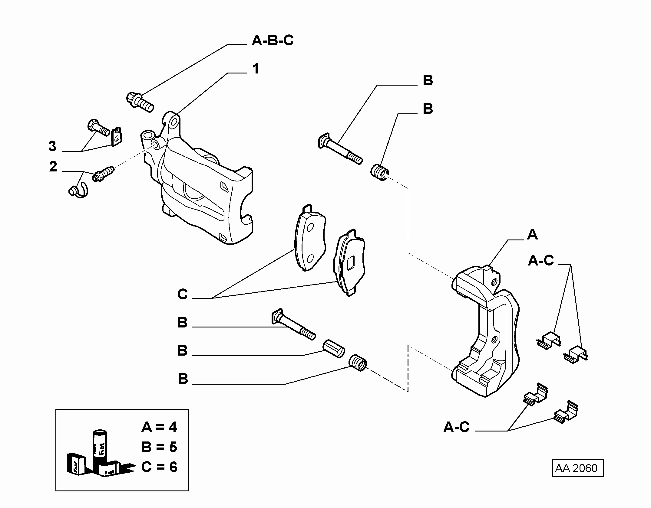 FIAT 77365554 - Bremžu suports autospares.lv