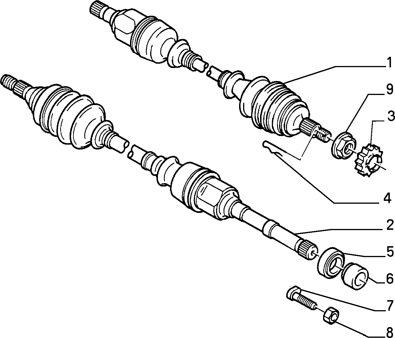 CITROËN 1481452080 - Joint Kit, drive shaft www.autospares.lv