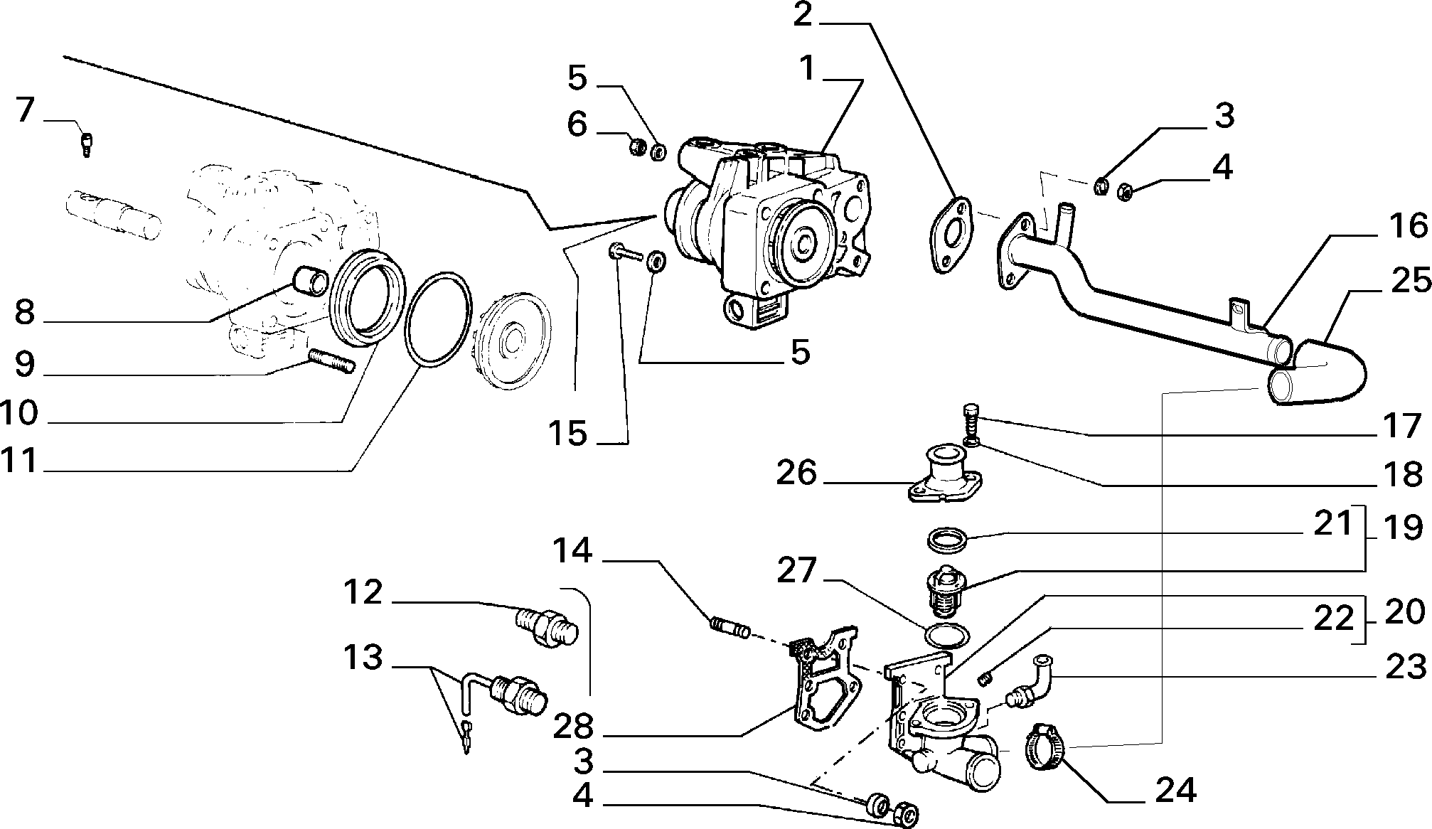 Alfa Romeo 500329622 - Termostats, Dzesēšanas šķidrums autospares.lv