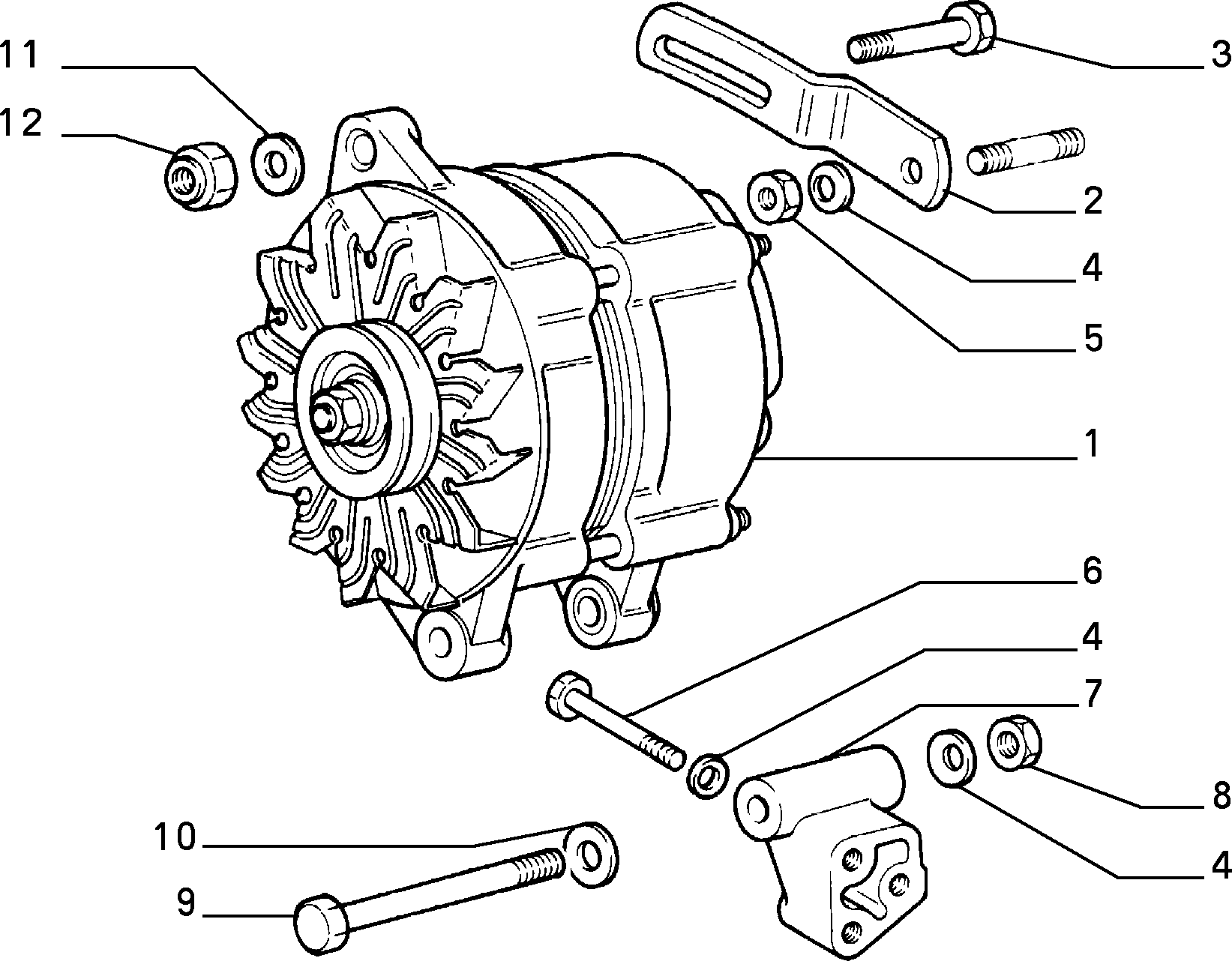 FIAT 4769911 - Ģenerators www.autospares.lv