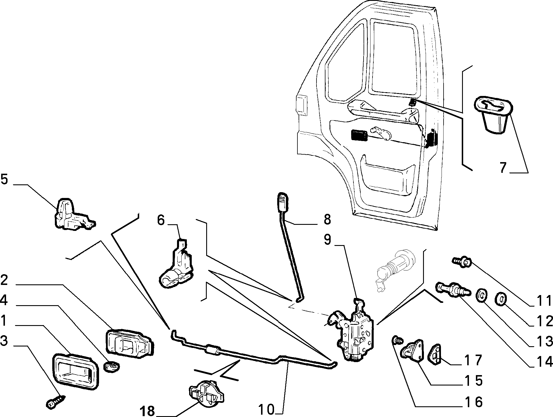 FIAT 82425739 - Šarnīru komplekts, Piedziņas vārpsta www.autospares.lv