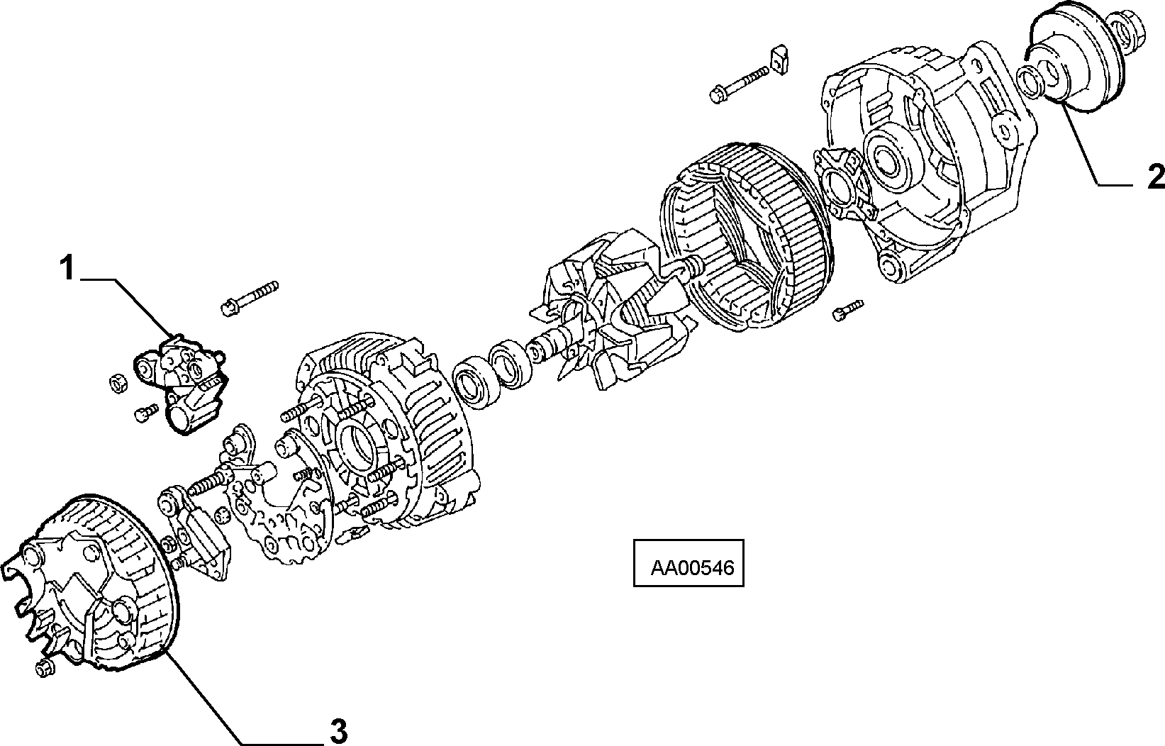 FIAT 9946195 - Ģeneratora sprieguma regulators autospares.lv