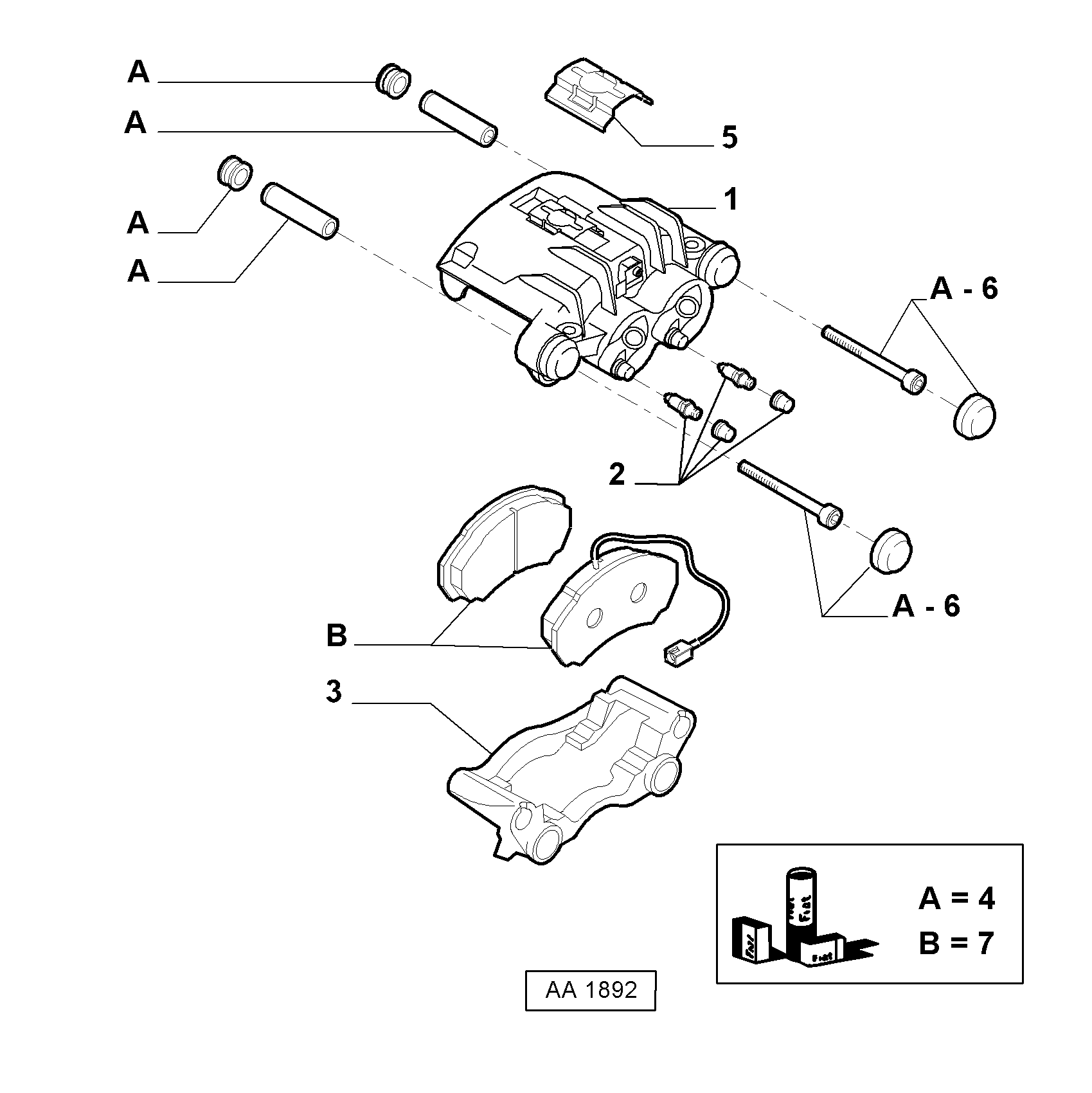 Alfa Romeo 71752978 - Brake Pad Set, disc brake www.autospares.lv