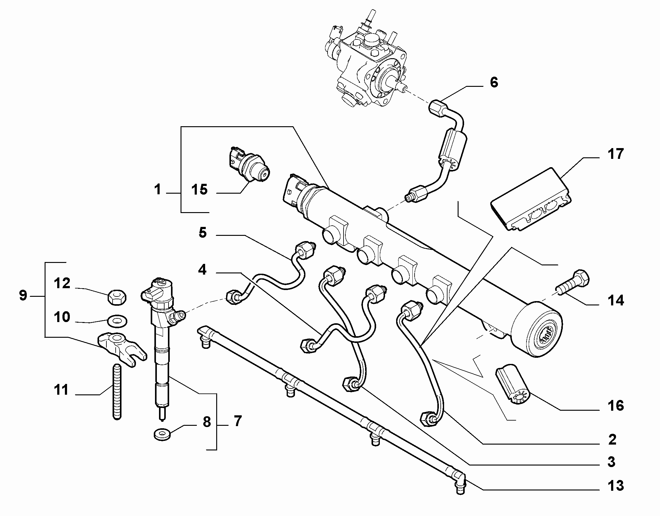 FIAT 55221016 - Blīvgredzens, Sprauslas kanāls autospares.lv