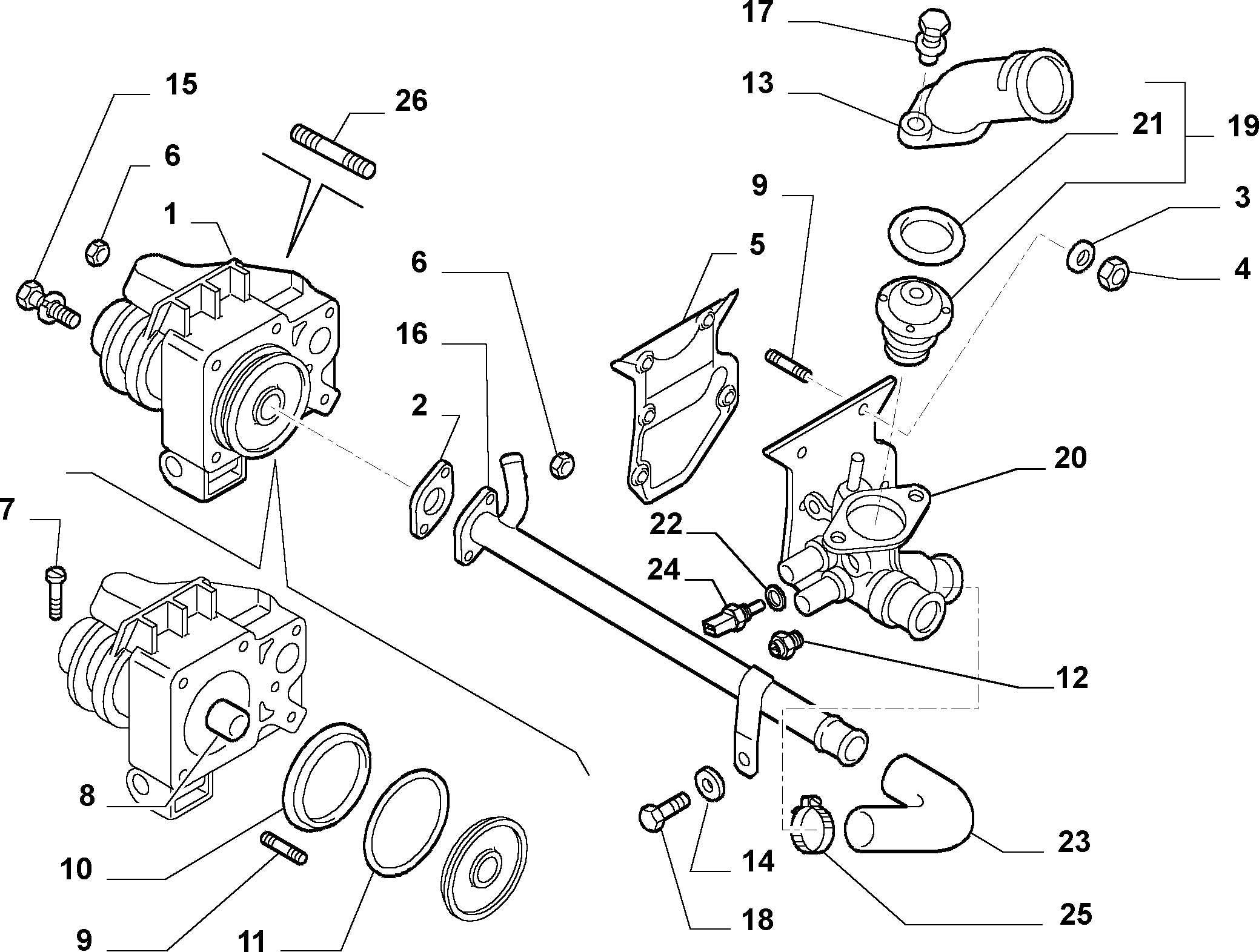 IVECO 99455420 - Sensor, coolant temperature www.autospares.lv