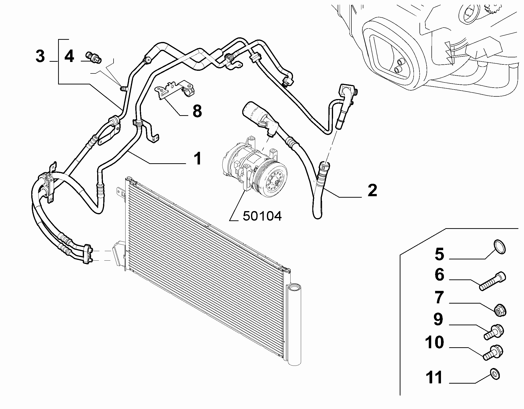 Opel 51 768 498 - Spiediena slēdzis, Gaisa kondicionēšanas sistēma www.autospares.lv