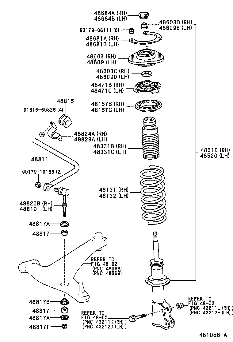 TOYOTA 90948-02032 - Stiepnis / Atsaite, Stabilizators autospares.lv