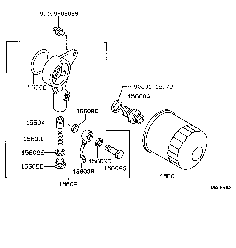 TOYOTA 9008091058 - Eļļas filtrs autospares.lv