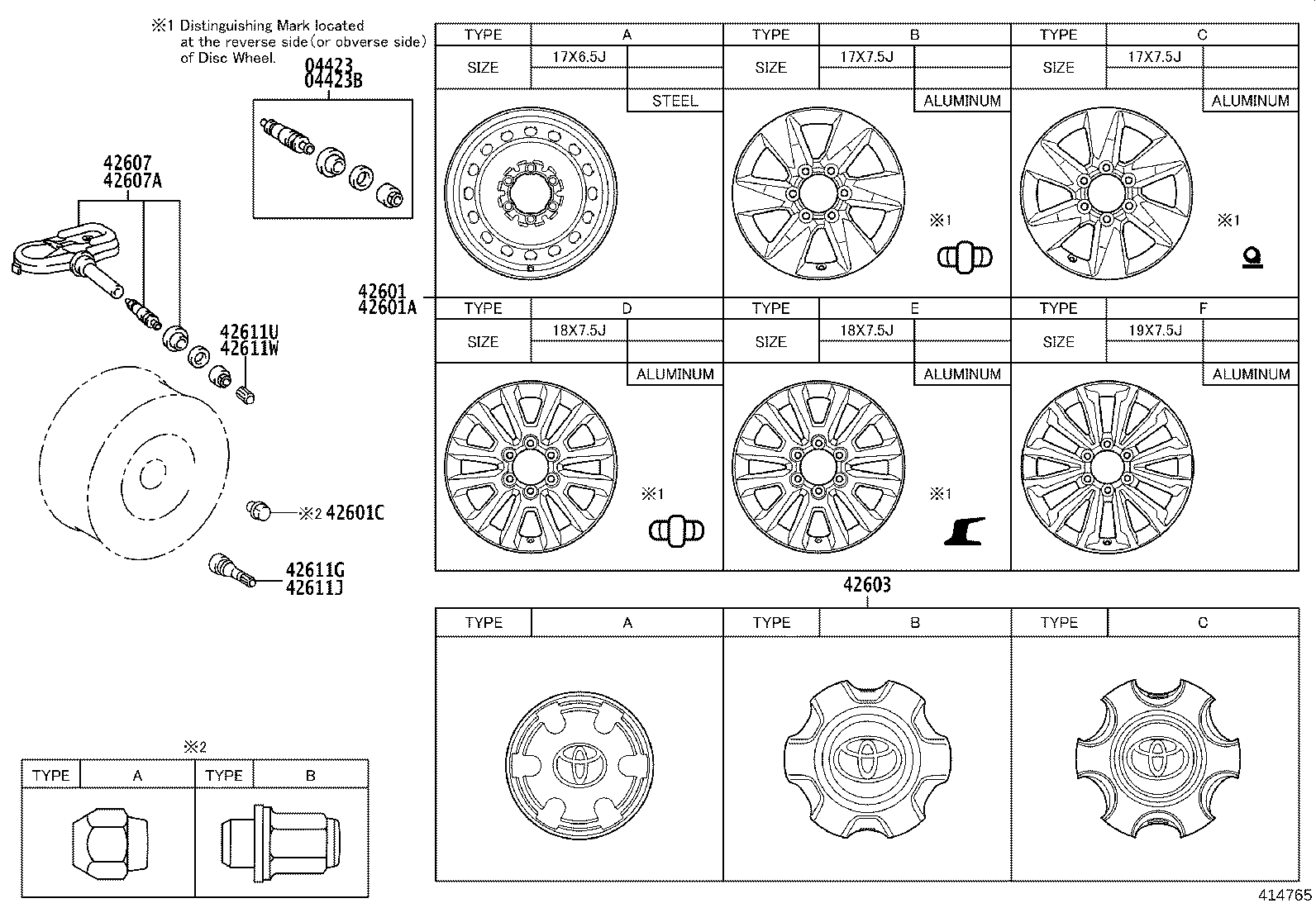 TOYOTA 42607-48020 - Riteņu grieš. ātruma devējs, Riepu spiediena kontroles sist. www.autospares.lv