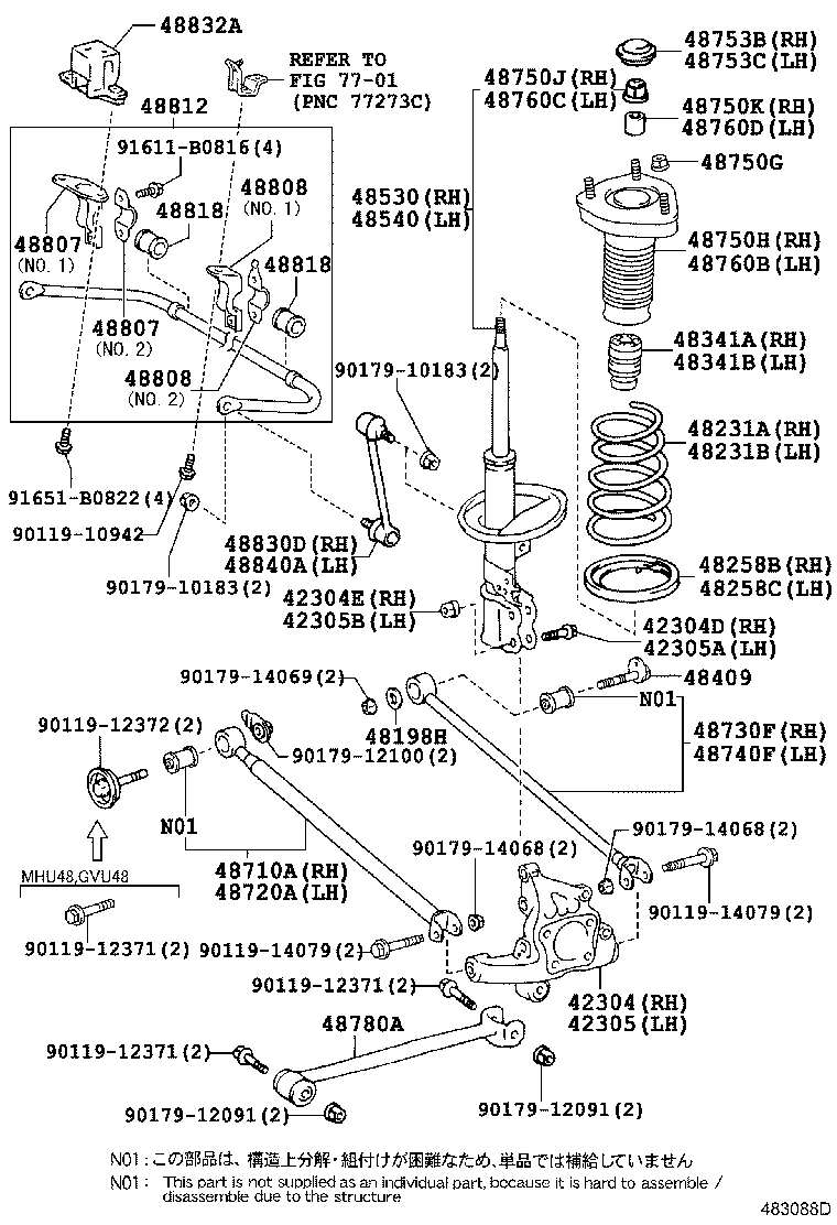 TOYOTA 91651-B0822 - Skrūve autospares.lv