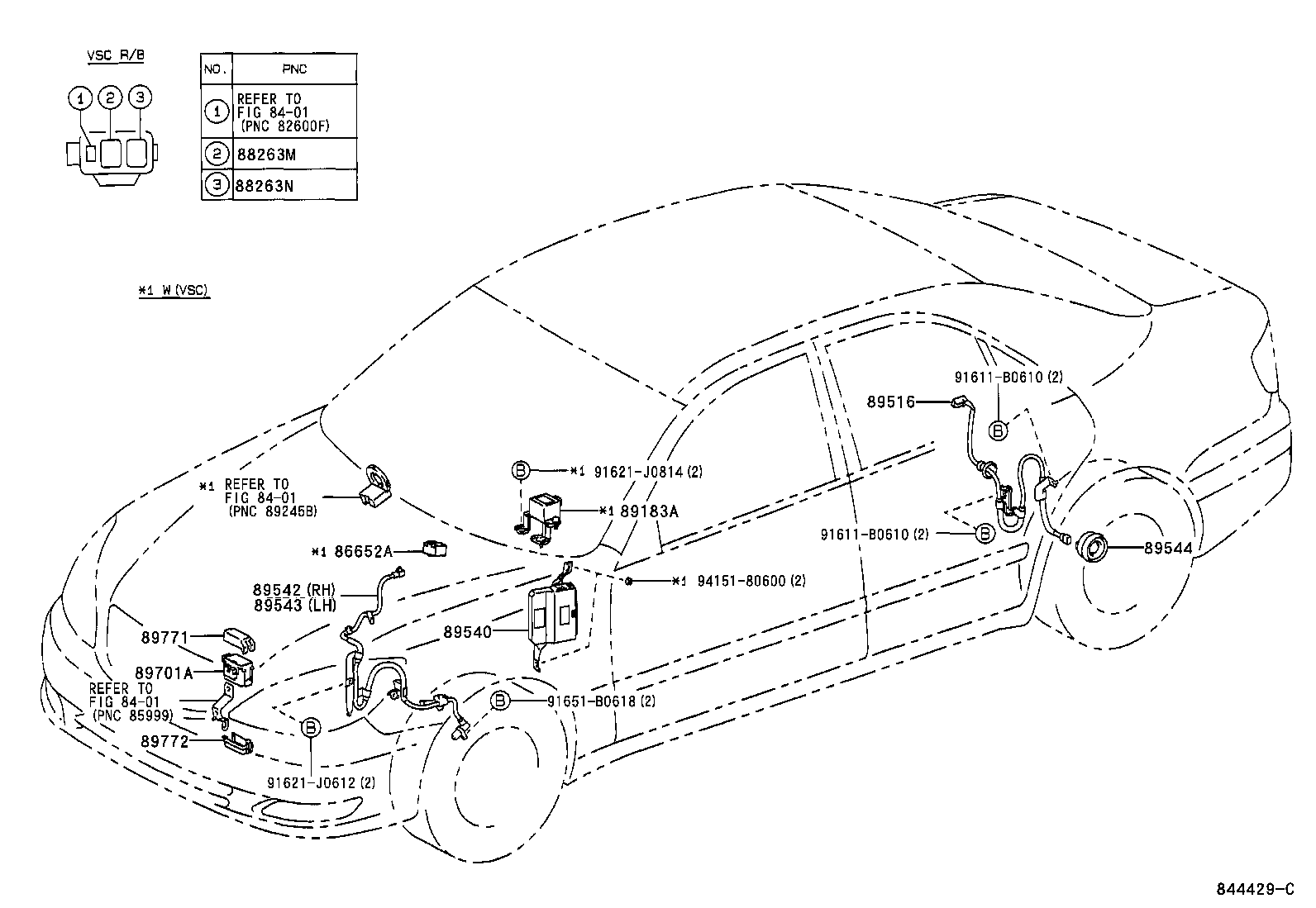 TOYOTA 89516-33010 - Devējs, Riteņu griešanās ātrums www.autospares.lv