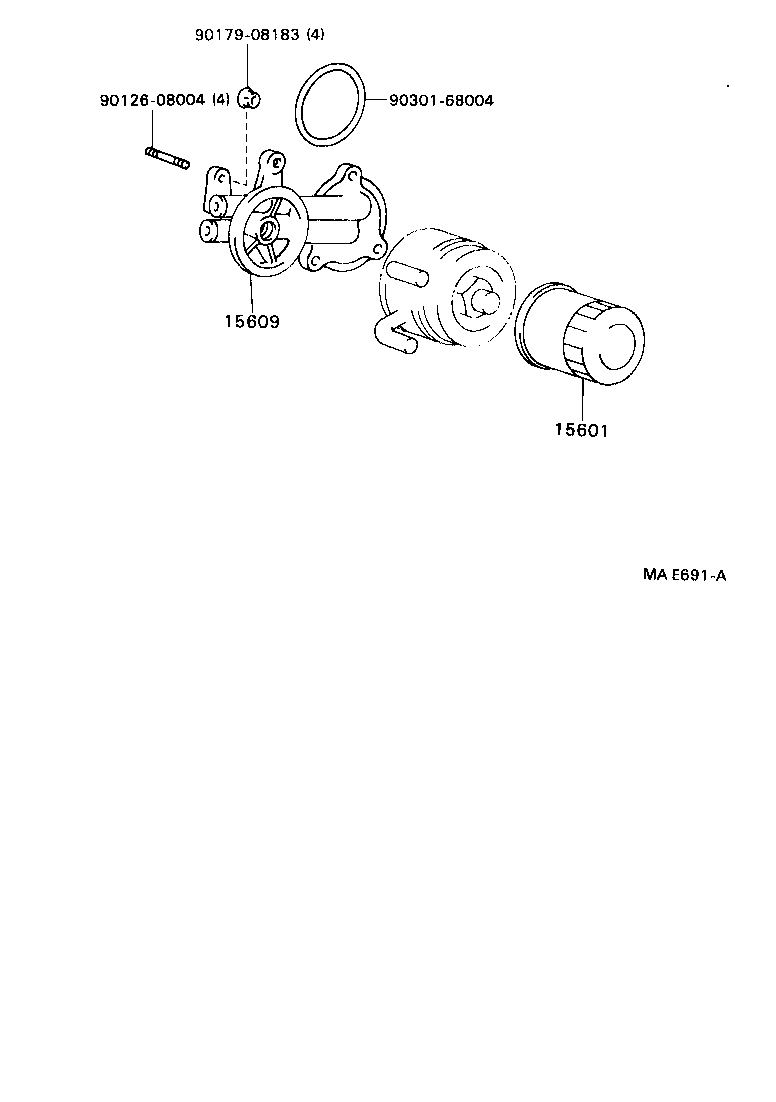 TOYOTA 9091520001 - Eļļas filtrs autospares.lv