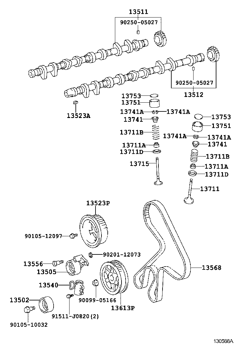 LEXUS 13540-27011 - Mierinātājs, Zobsiksna autospares.lv