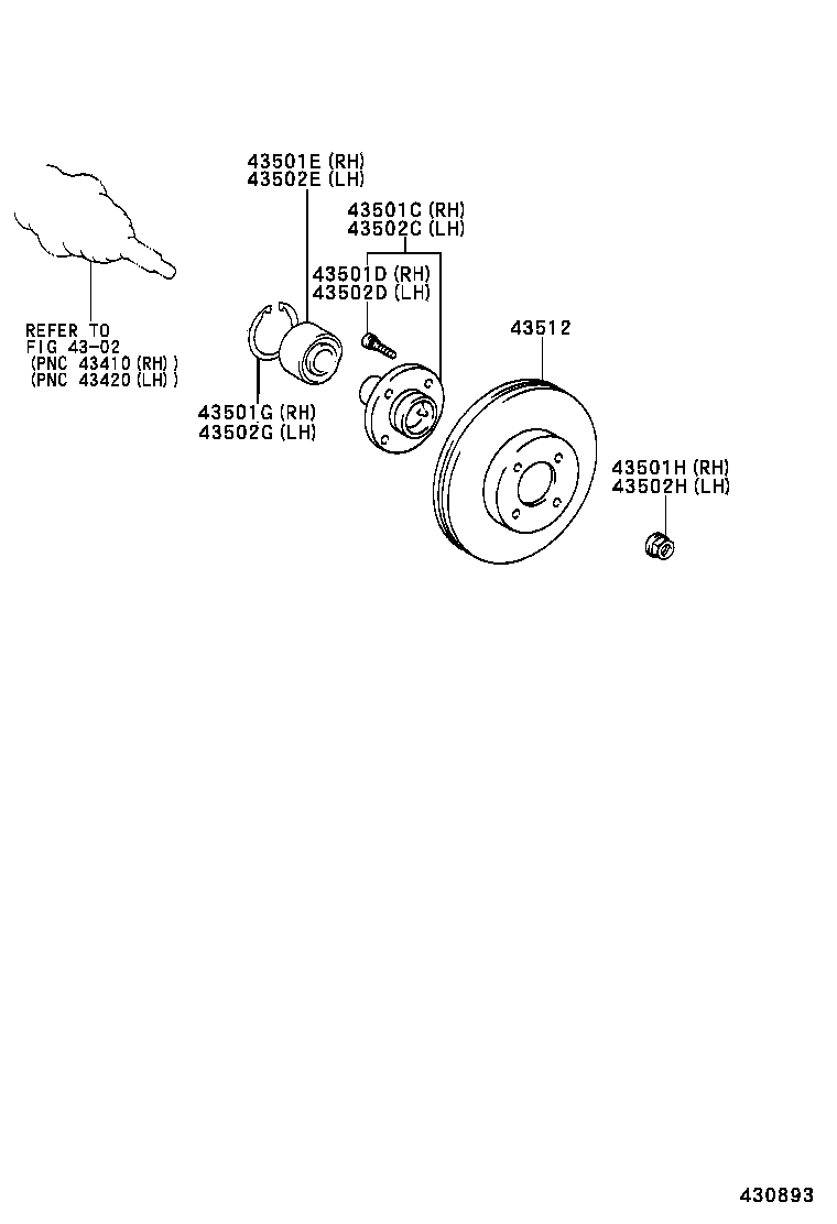 WIESMANN 43512-13030 - Brake Disc www.autospares.lv