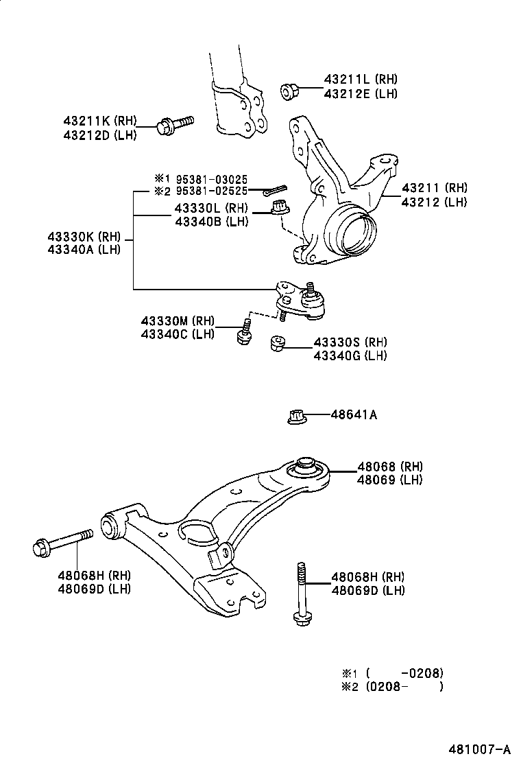 Suzuki 4333019115 - Шаровая опора, несущий / направляющий шарнир www.autospares.lv