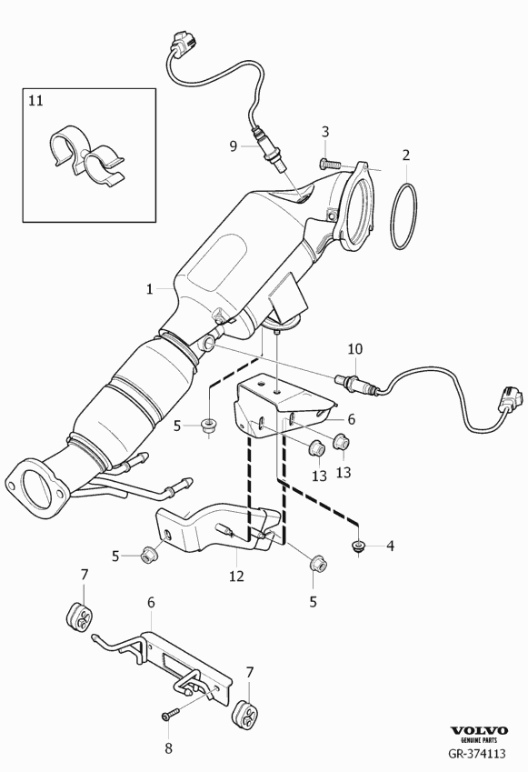 Volvo 31293740 - Lambda Sensor www.autospares.lv