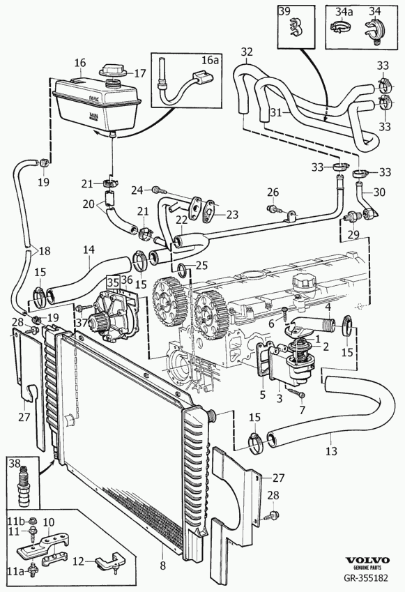 Volvo 8 694 628 - Ūdenssūknis autospares.lv