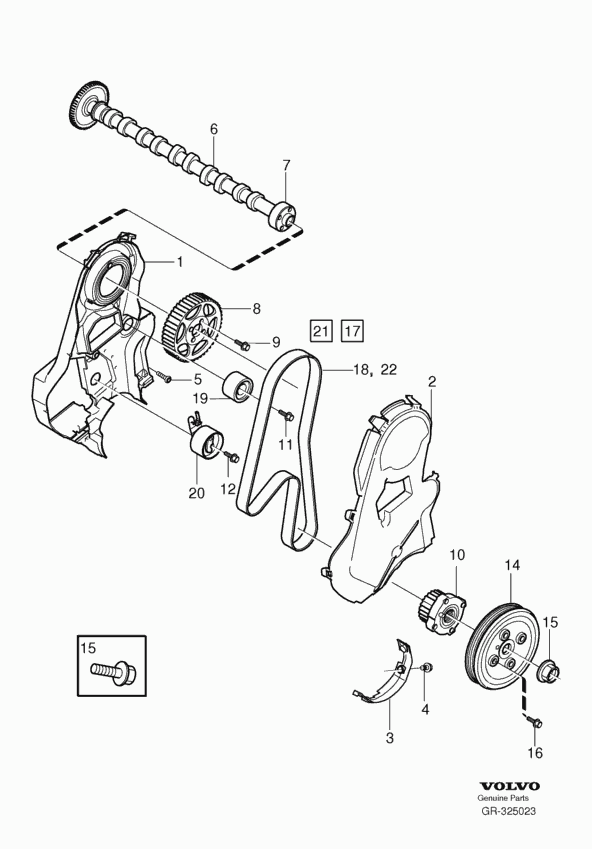 Volvo 30777779 - Timing Belt www.autospares.lv