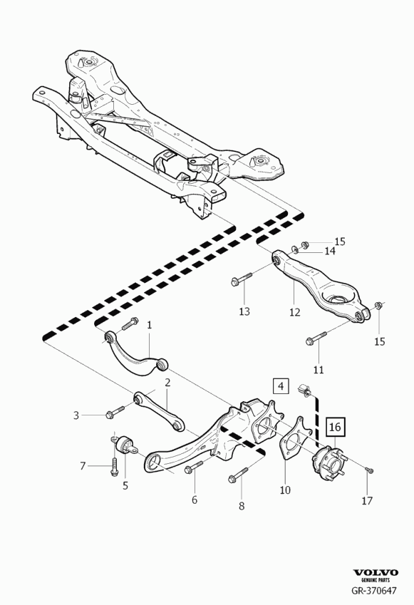 MAZDA 30683067 - Track Control Arm www.autospares.lv